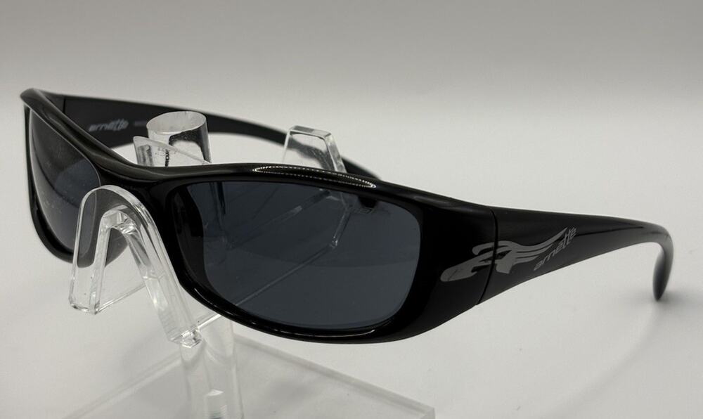 Arnette AN4041 41/87 Black Gray Wrap Sport Sunglasses 54mm